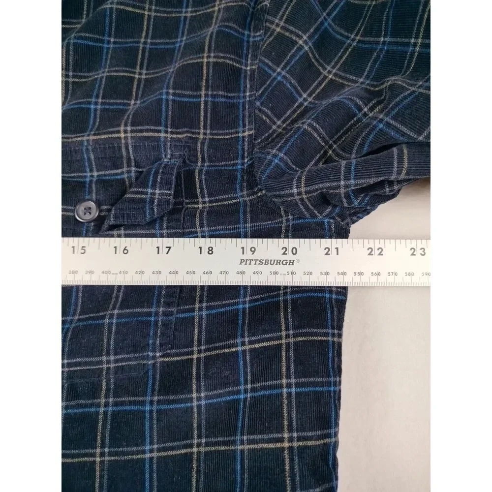 Covington‎ Shirt Jacket Men's Small Corduroy Blue Shacket Gorpcore Cabincore